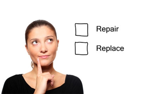 Thinking to repair or replace