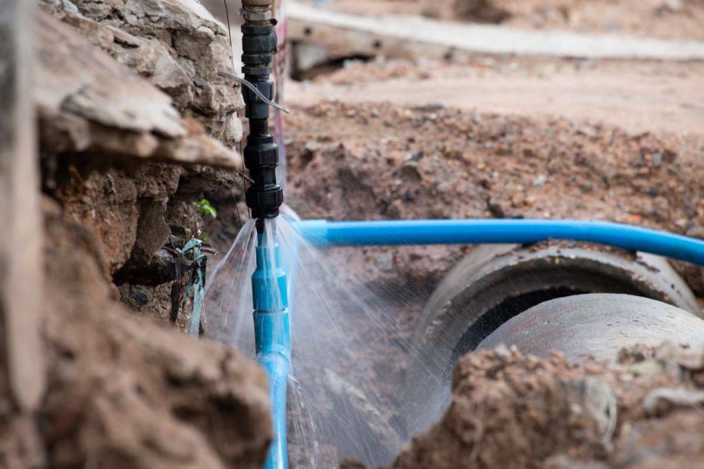 Burst pipe